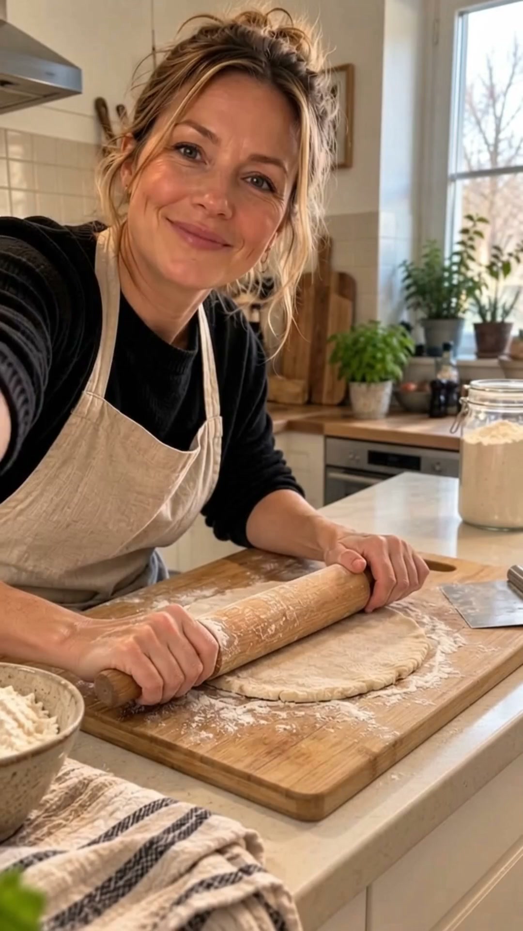 Bakbrädan som ligger still när du kavlar