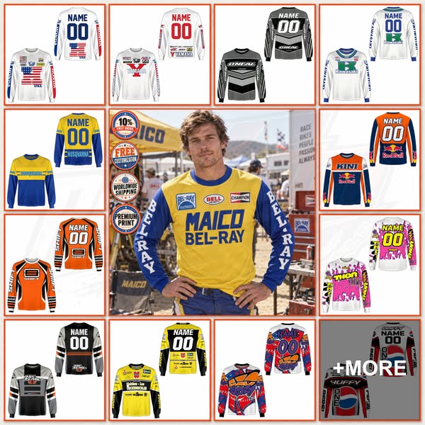 Create Your Own Retro VMX Jersey