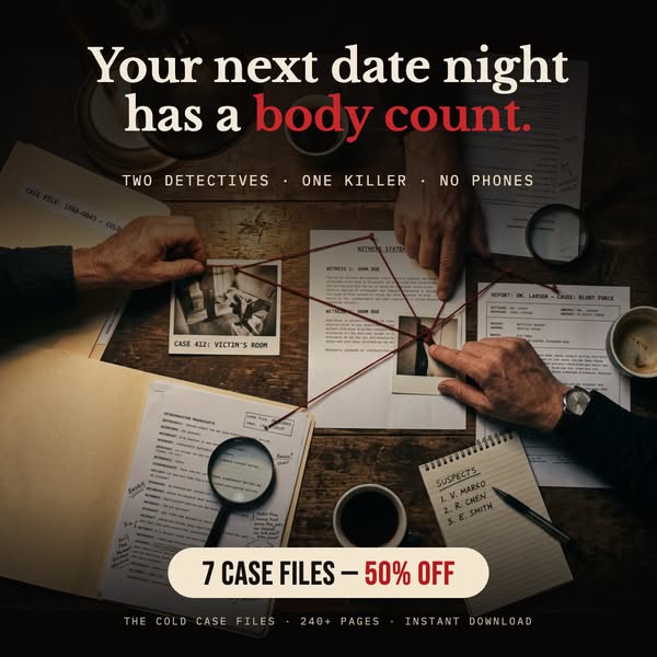 Unsolved Murders. One Evening. Can You Solve Them?
