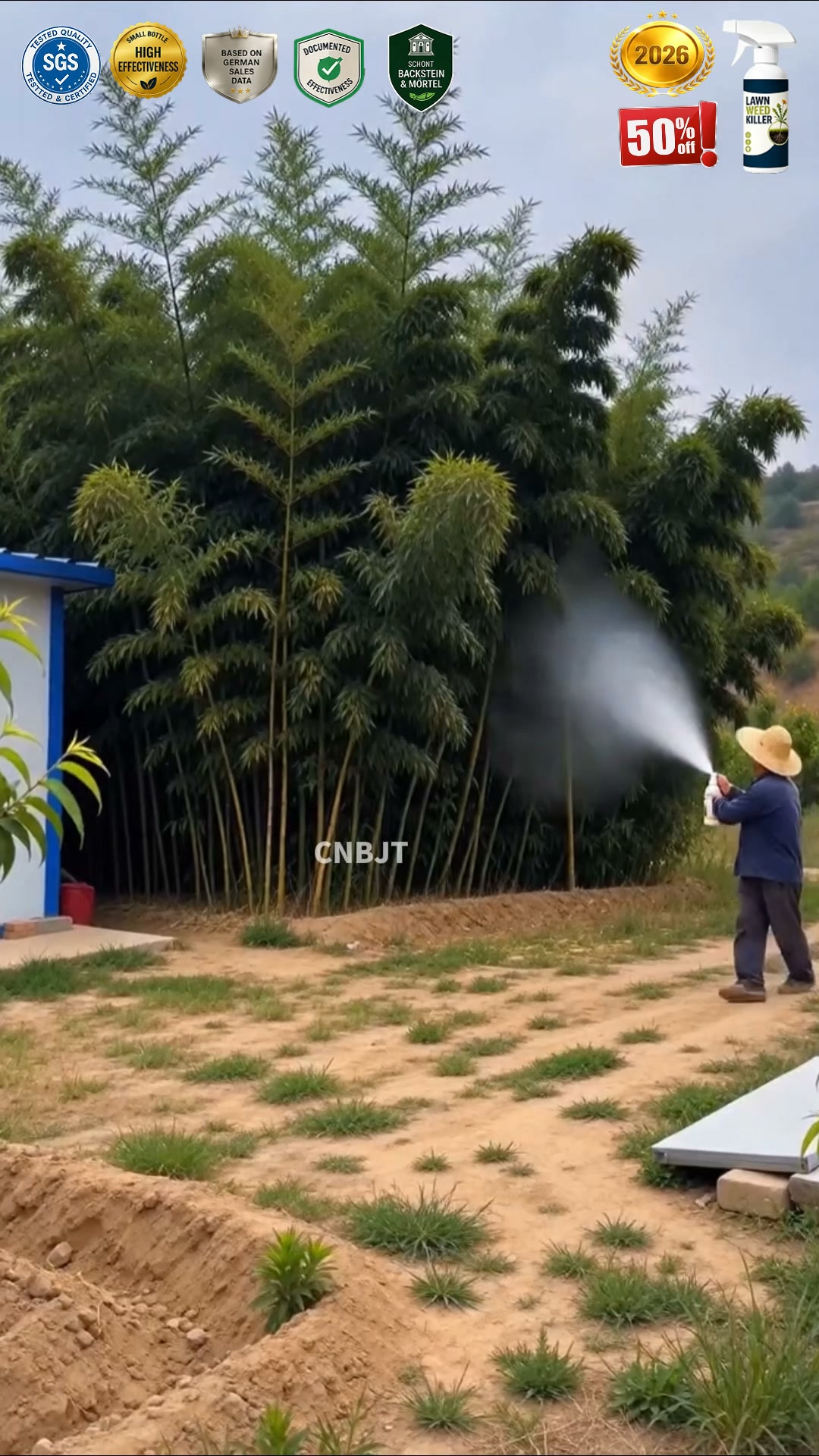 Herbicide for domestic use
