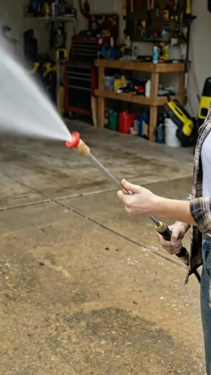 Garden Hose Nozzle High-Pressure Washer with 3 High-Pressure Nozzles
