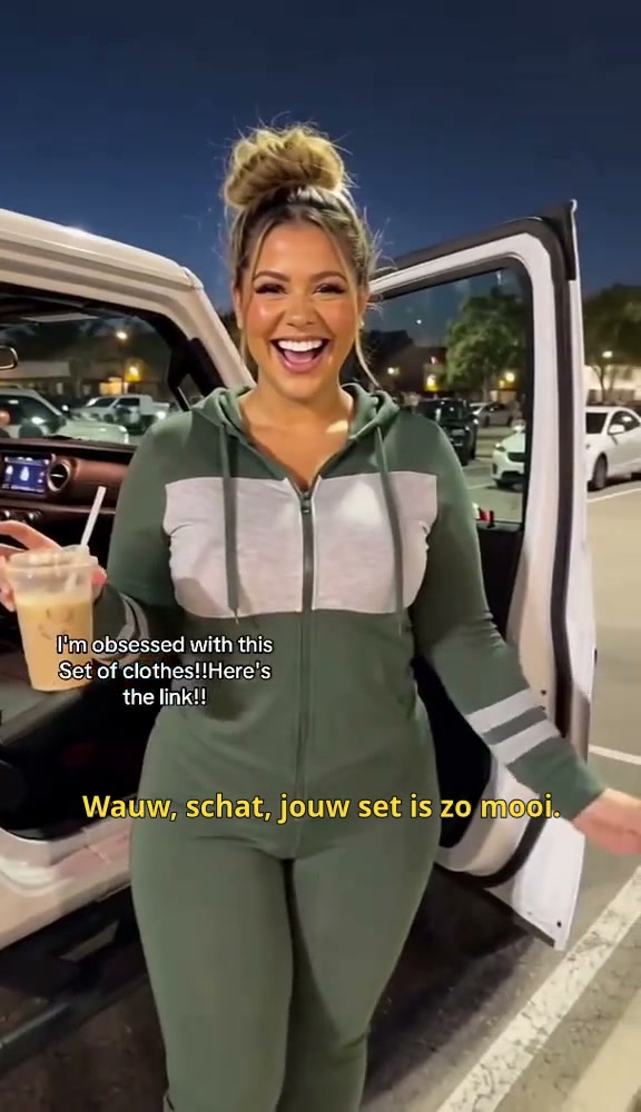 Gratis verzending Dames Hoodie & Broek Set – Getailleerde Pasvorm, Comfortabel & Sportief-Chic