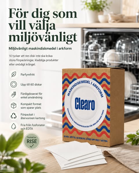 Miljövänliga tvättblad