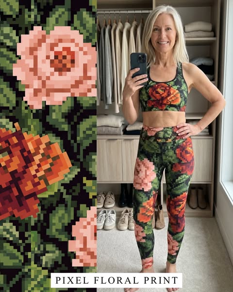 Florals, One Pixel at a Time