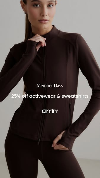 MEMBER DAYS: 25% off activewear and sweatshirts