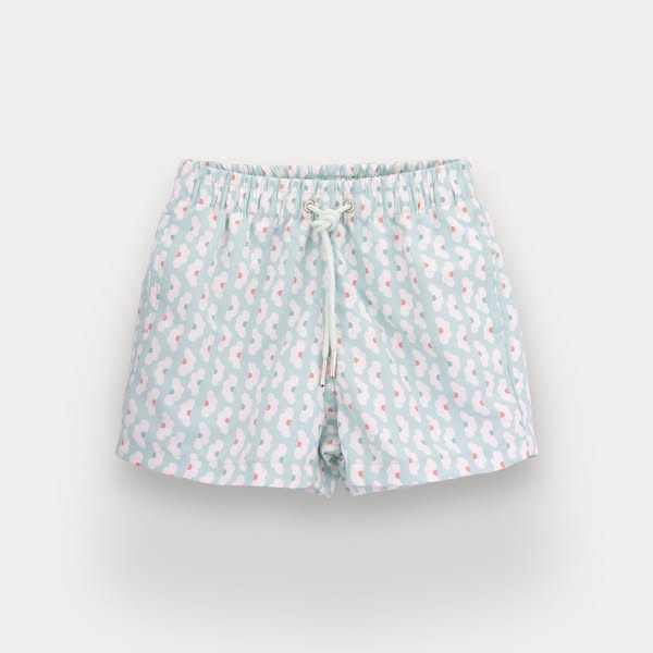 Calções de banho Parker de bebé menino estampado flores