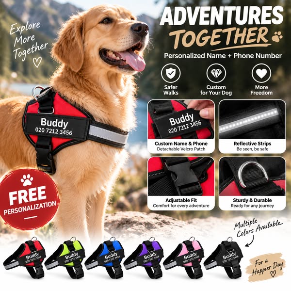 Ultimate Personalized No Pull Dog Harness