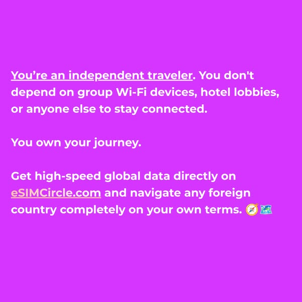 eSIMCircle - Trusted by 50,000+ Travelers