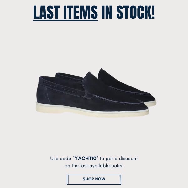 Last Pairs Available!