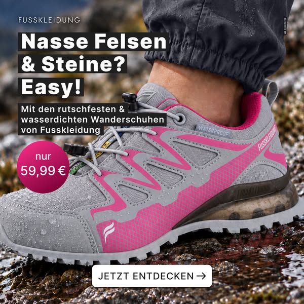 Rutschfeste Wanderschuhe für nur 59,99 €!