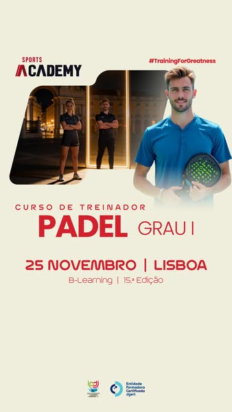 Quero ser Treinador/a de Padel