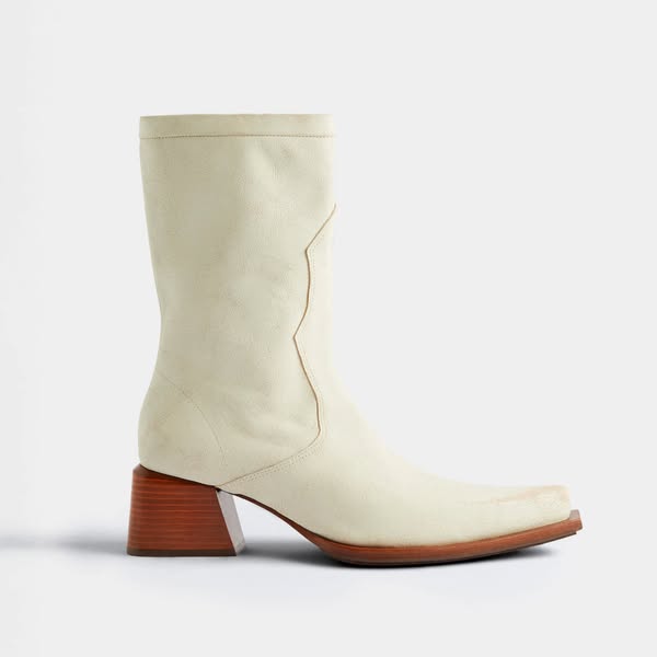 EYTYS Rari Vintage Cream Leather Boot