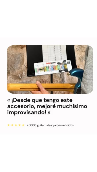 La guía de aprendizaje para guitarra con la que por fin dominarás tus escalas
