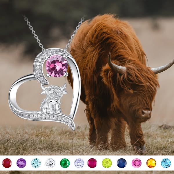 Highland Cow Necklace