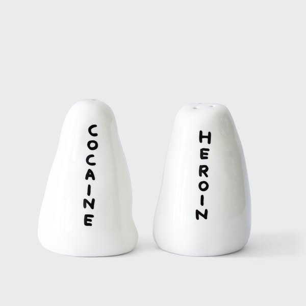 David Shrigley’s iconic salt & pepper shakers return!