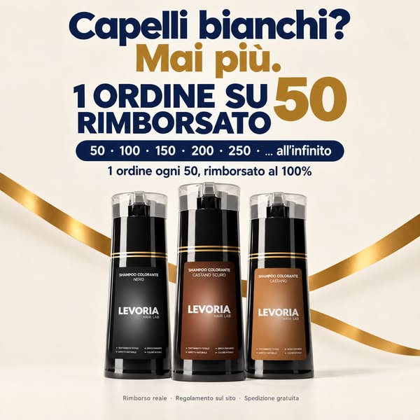 1 ordine su 50 rimborsato al 100%
