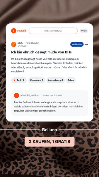 Endlich ein BH, der auf Anhieb passt