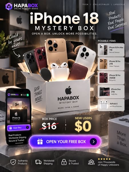 Open Your First Mystery Box FREE
