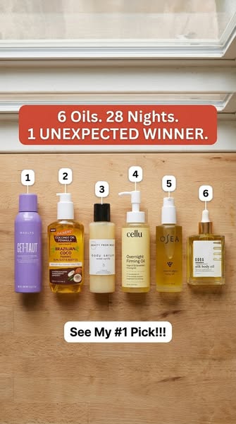 Body Firming Oils Compared: Sagging, Cellulite, Loose Skin