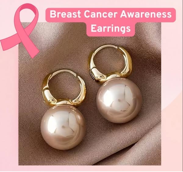 Support Breast Cancer Awareness | Blush Pearl Earrings | Buy 1 Get 1 Free Today