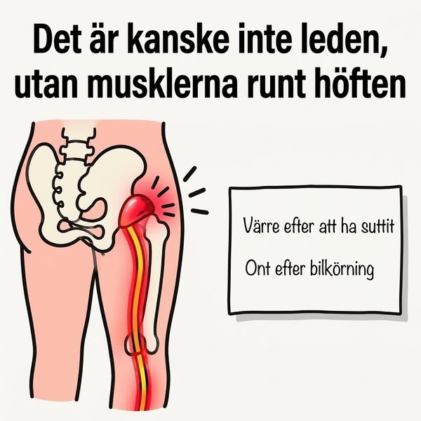 Ont i höften? Läs det här.