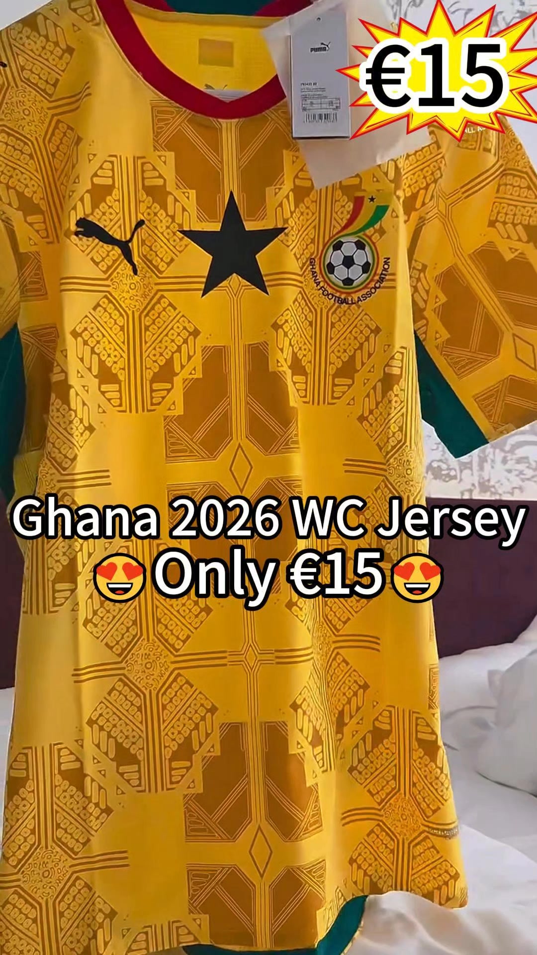 Ghana 2026 World Cup Jersey released!
