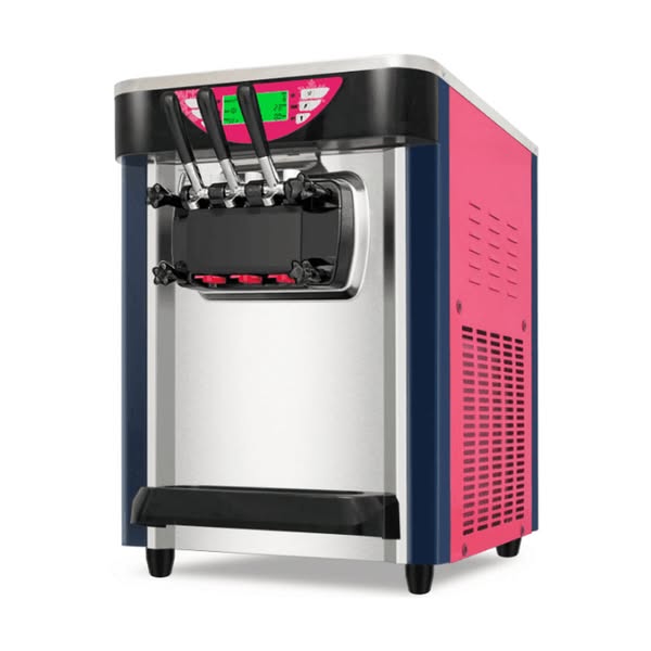 KRD Countertop Three Flavour Soft Serve Ice Cream Machine 20-25L/H KI208S