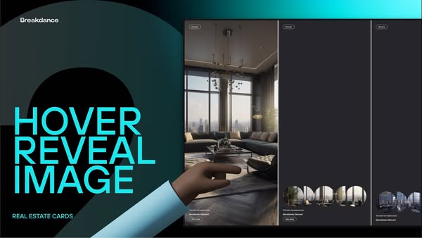 Hover to Reveal Image in Breakdance Tutorials | Breakdance