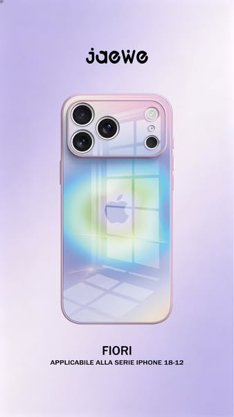 iPhone Fiori Bicchiere Cover