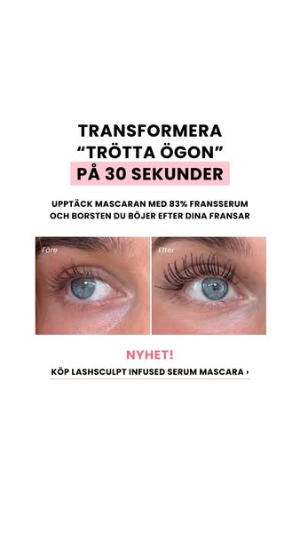 Tubing-mascara med 83% fransserum