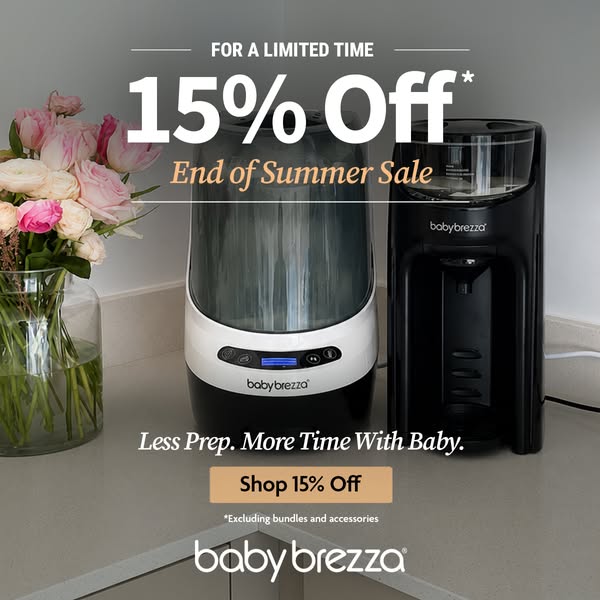 15% Off Selected Baby Brezza Products