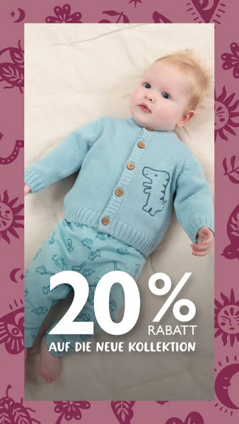 20 % Rabatt auf Babymode