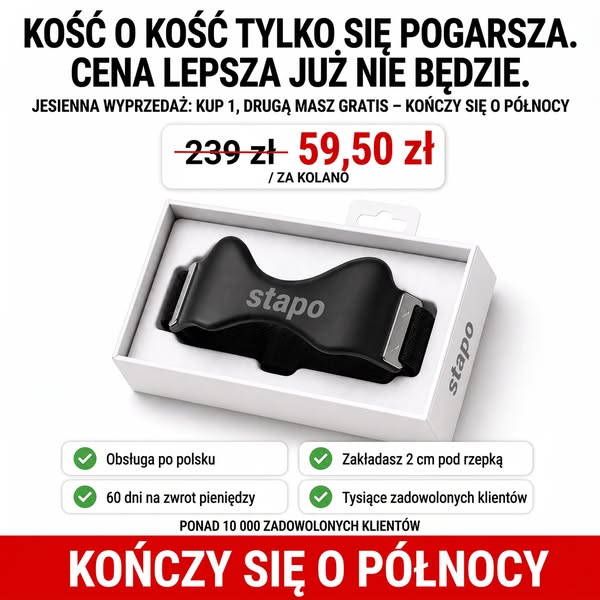 Cena lepsza już nie będzie – 59,50 zł za kolano