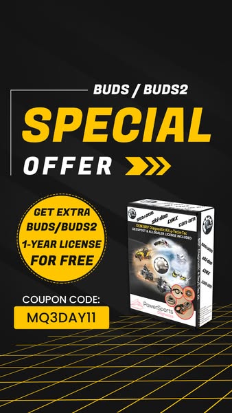 BRP Diagnostic Scanner with 2-years BUDS/BUDS2 License