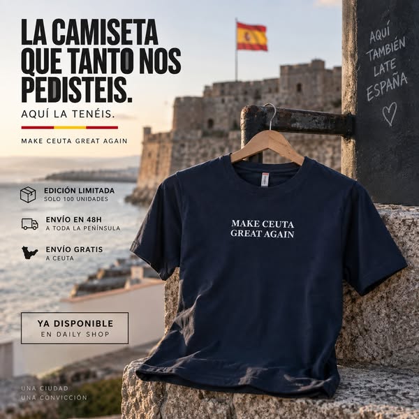 Ya disponible: Camiseta Ceuta