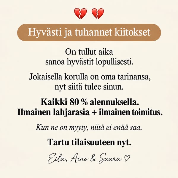 Kolme paria käsiä