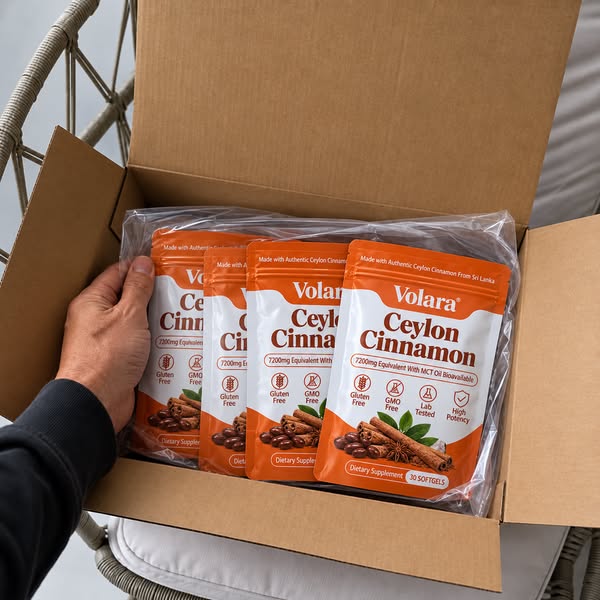 Ceylon Cinnamon 7200mg Equivalent with MCT Oil