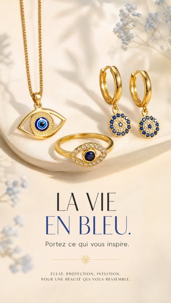 Voyez la vie en bleu.