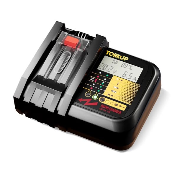 Torxup VoltGuard 6500 Rapid Charger — Makita LXT, 6.5A