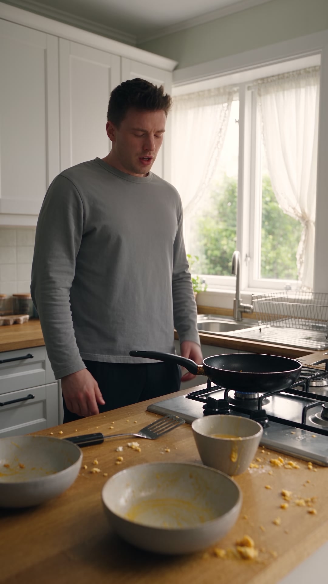 Två ägg. Under 2 minuter. Klart.