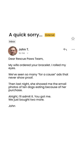 Rescue Paws Bracelet