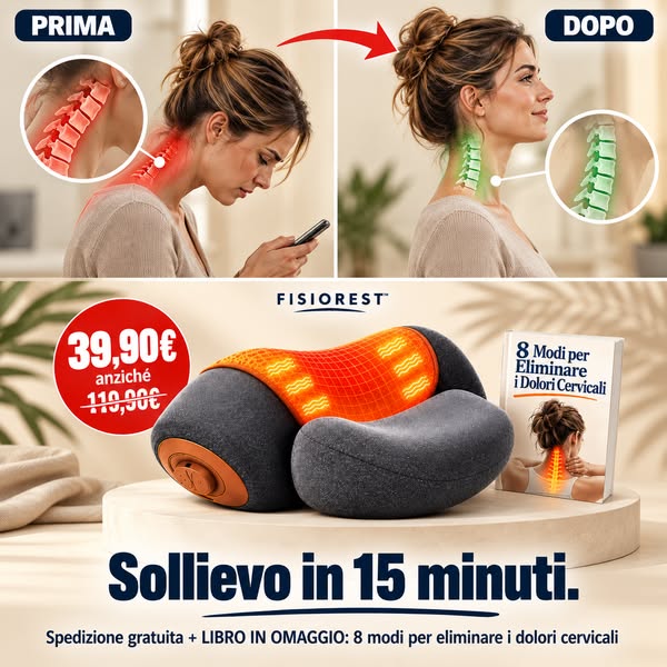 ADDIO A DOLORI A COLLO E SPALLE