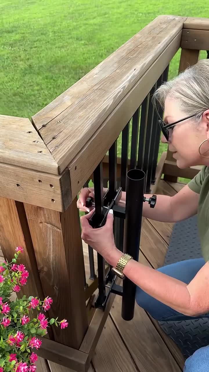 Adjustable Patio Umbrella Mount Clamp-3
