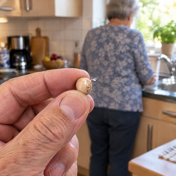 Sie hat es geflüstert. Ich hab's gehört.