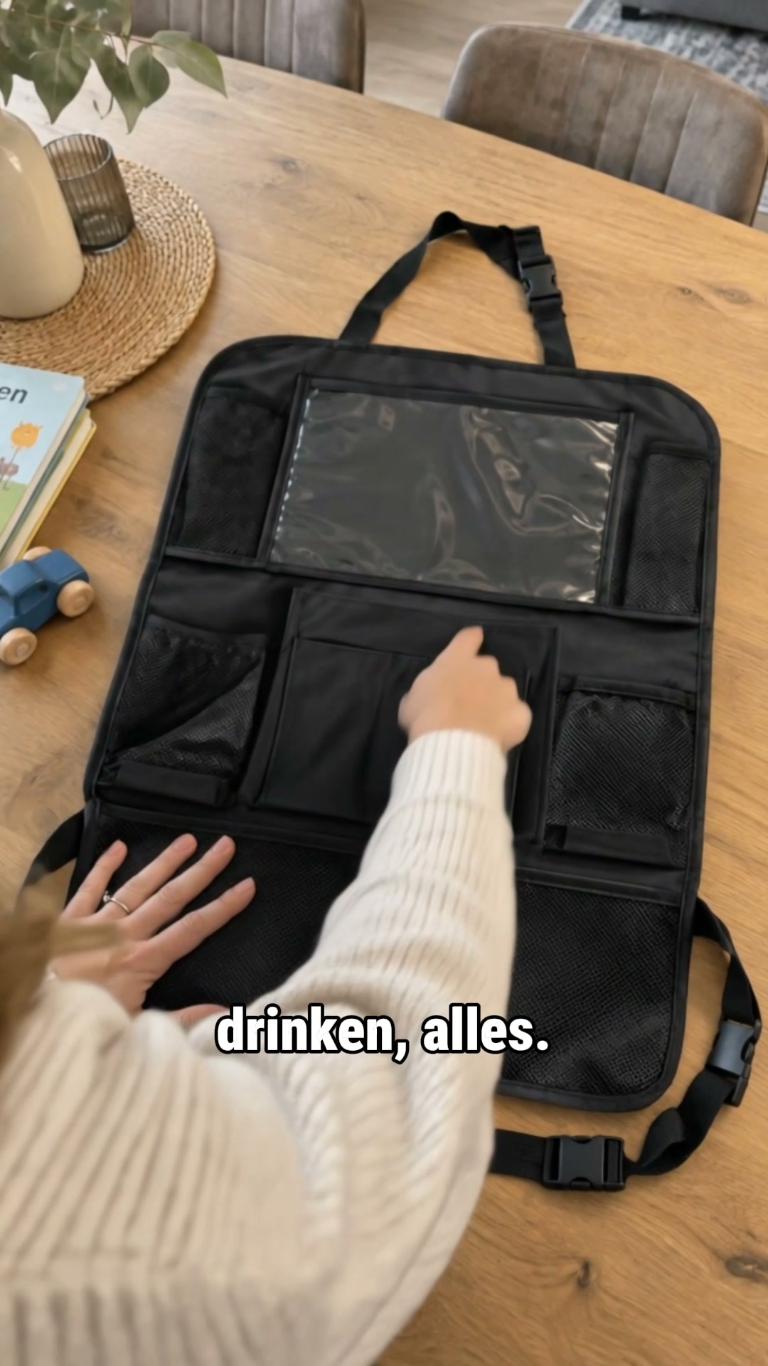 Van chaos naar rust achterin