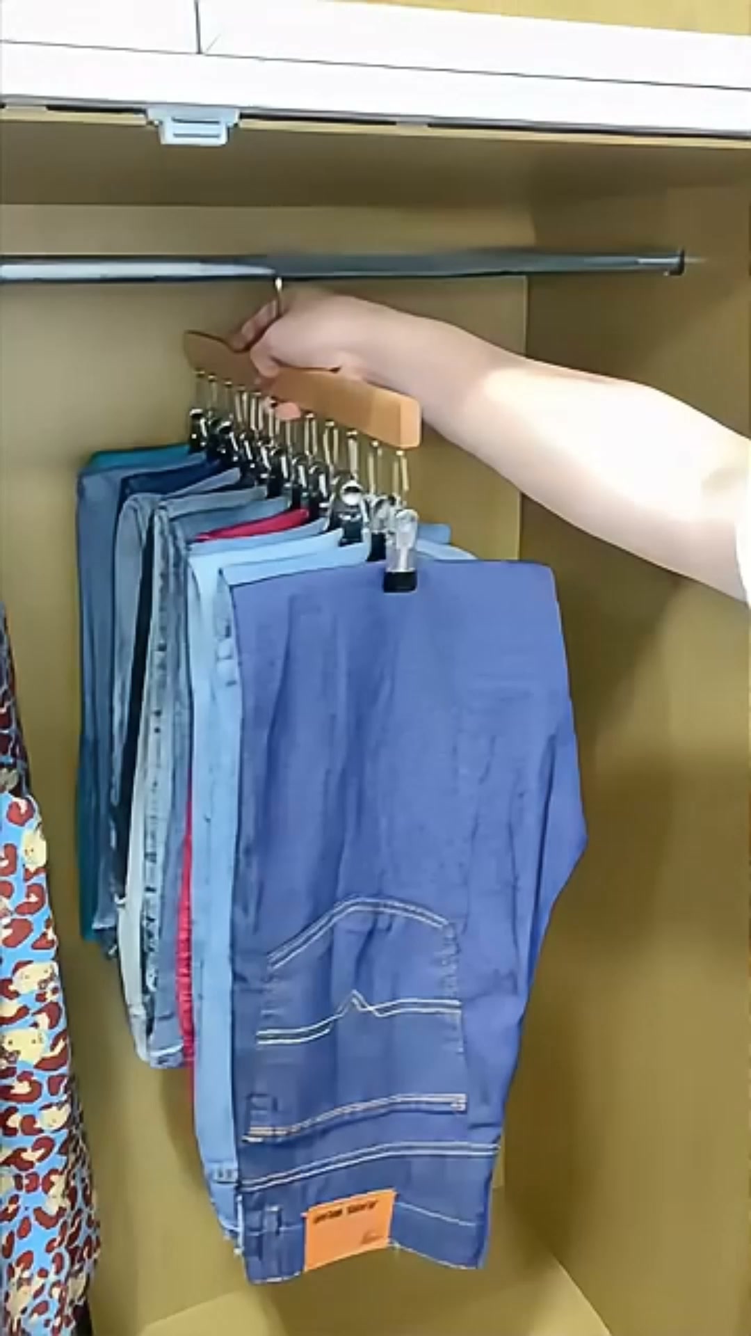 Clothes Hanger With 10 Pegs
