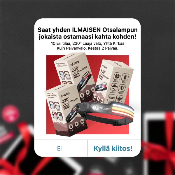 Pakollinen talven pimeydessä!