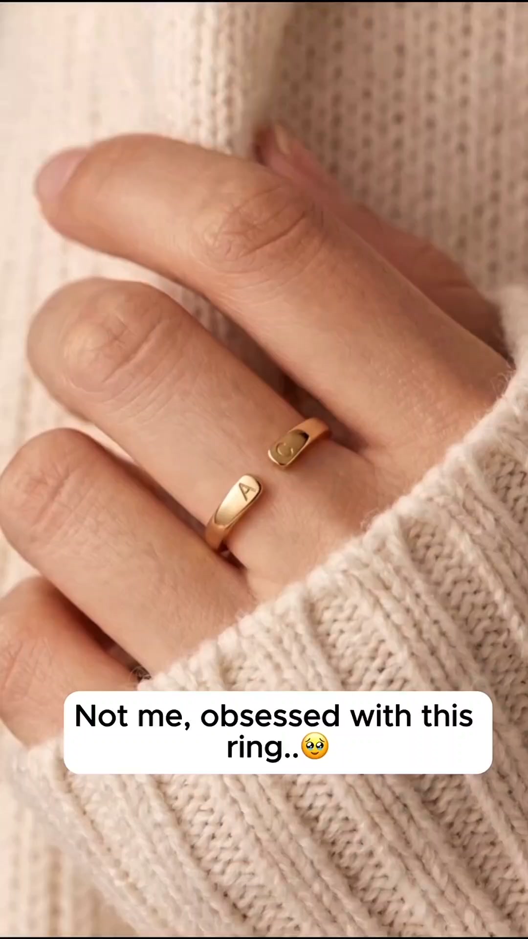 Our Most-Gifted Initial Ring — Back in Stock