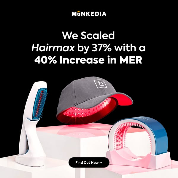 Find Out How We Scaled Hairmax by 37% + Increased MER by 40%