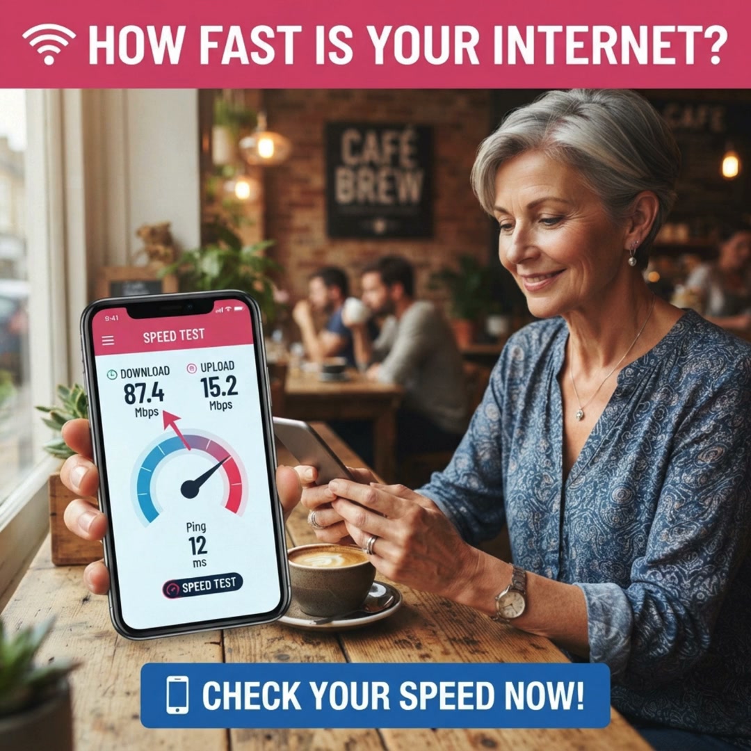 Check your connection and see how fast your internet is in just seconds